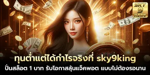 ทุนต่ำแต่ได้กำไรจริงที่ sky9king